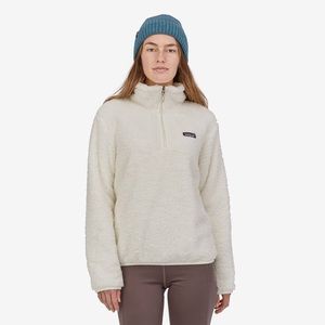 Patagonia Women's Los Gatos Fleece 1/4-Zip birch white sz xs